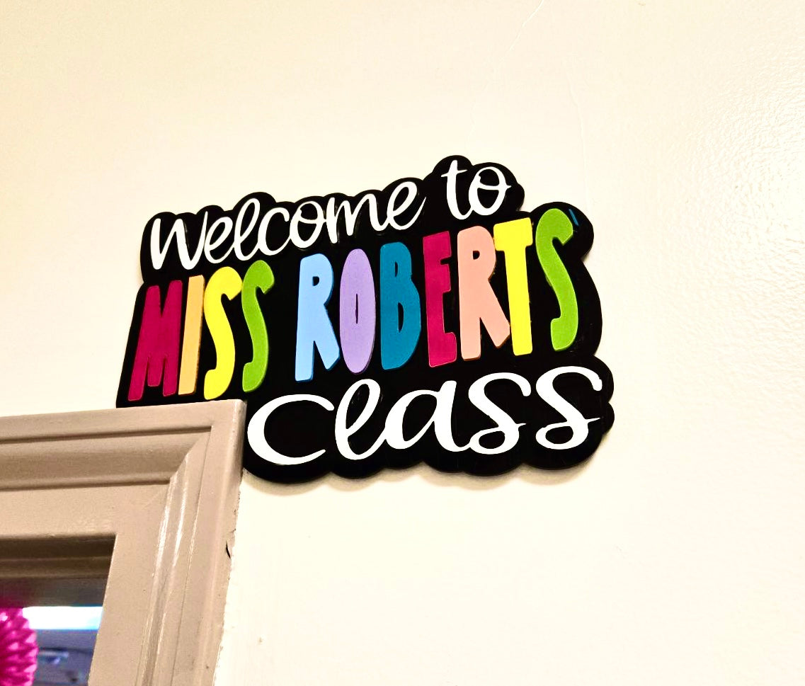 Teacher Corner Classroom sign